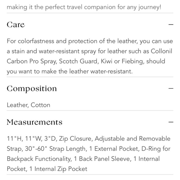 Sseko Convertable Shopper Bag in Caramel Leather - Picture 10 of 10